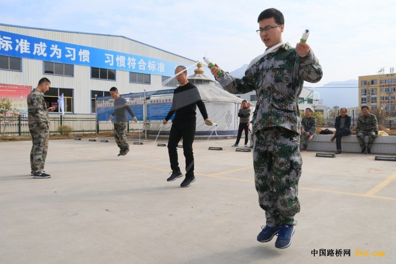 北新路桥福建顺邵高速项目总承包部庆元旦迎新年跳绳比赛 - 复件