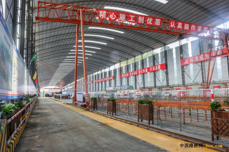 北新路桥福建顺邵高速项目第三项目部预制梁场内部 (2)