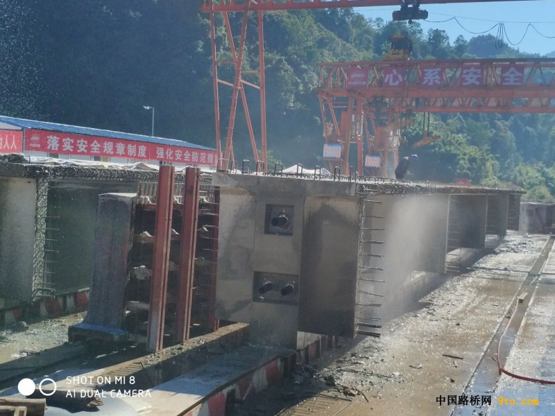 T梁养护喷淋