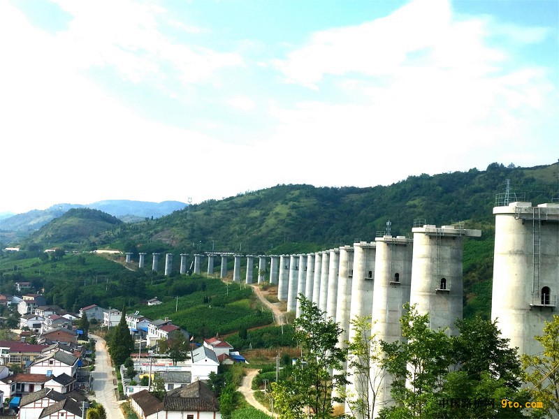 图2、五公司承建的池河特大桥全景。(摄影者：姜大鹍)