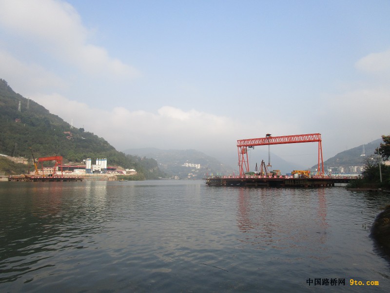 彭溪河多线特大桥远景