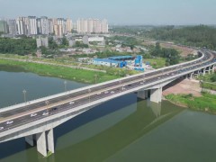 自贡首座跨江特大桥——福源灏特大桥建成通车